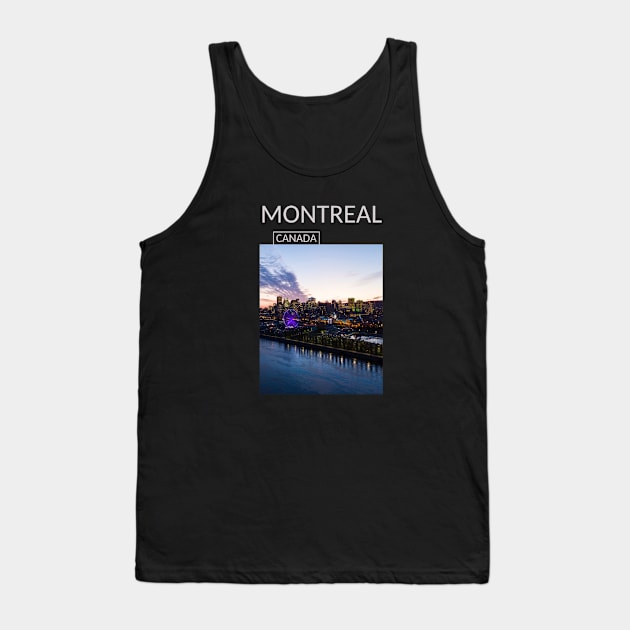 Montreal Quebec Canada Wheel Gift for Canadian Canada Day Present Souvenir T-shirt Hoodie Apparel Mug Notebook Tote Pillow Sticker Magnet Tank Top by Mr. Travel Joy